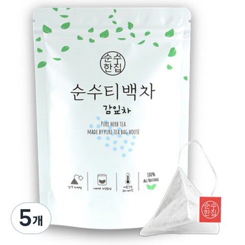 순수한집 감잎차 티백, 1g, 10개입, 5개
