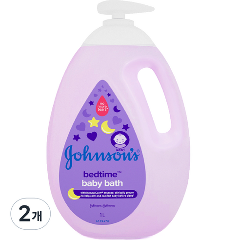 존슨즈베이비 베드타임 바스 아로마향, 1000ml, 2개