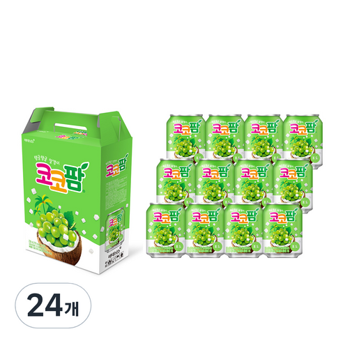 해태htb 코코팜 포도, 238ml, 24개