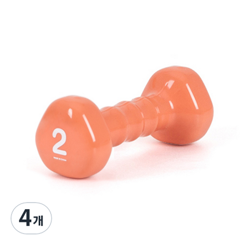 아이워너 PVC 삼각 아령, 2kg, 4개