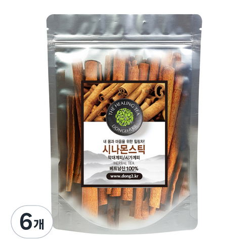 동이약초 시나몬스틱 시가계피, 150g, 6개