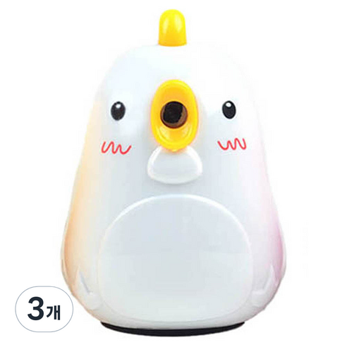 꼬꼬 반자동 연필깎이, 랜덤발송, 3개