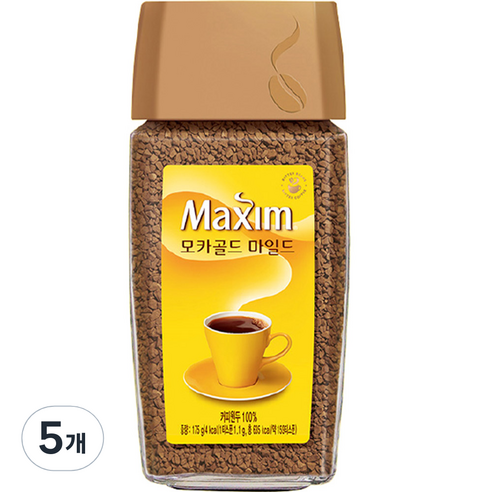맥심 모카골드 마일드 커피, 175g, 1개입, 5개