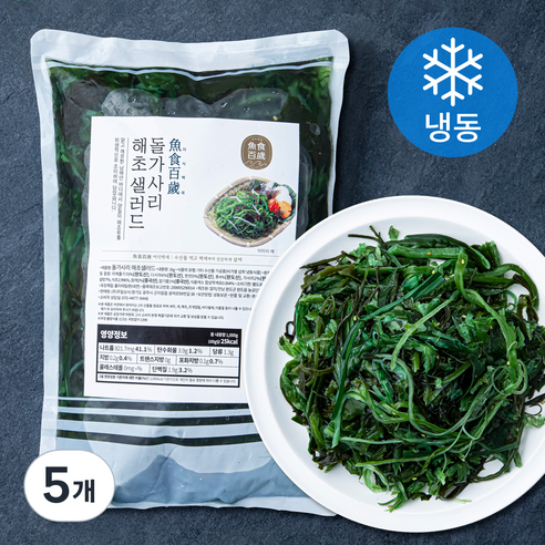 어식백세 돌가사리 해초샐러드 (냉동), 5개, 1kg