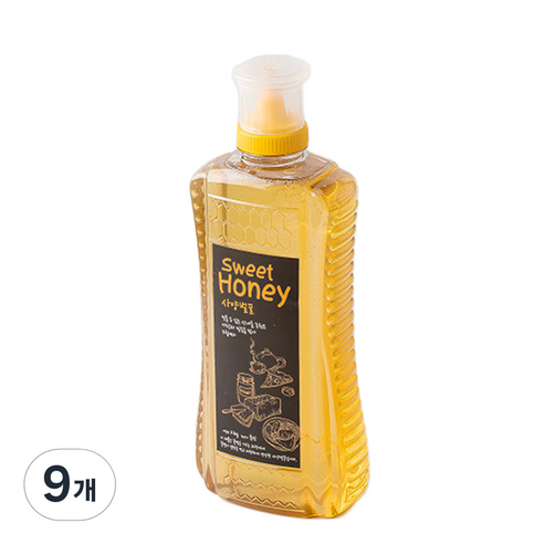 산내들농원 사양벌꿀, 2kg, 9개