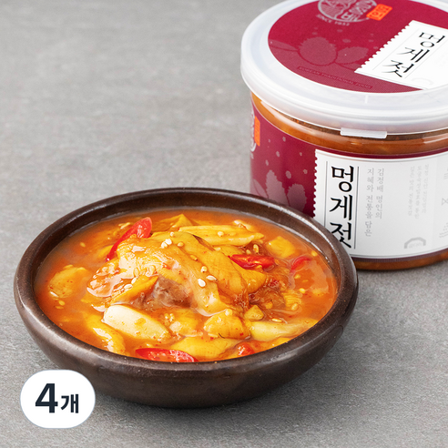 굴다리 김정배 명인젓갈 멍게젓, 250g, 4개