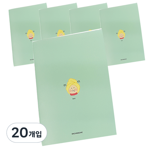 꼼꼬미 꼬미노트 민트민트해, 민트, 20개입