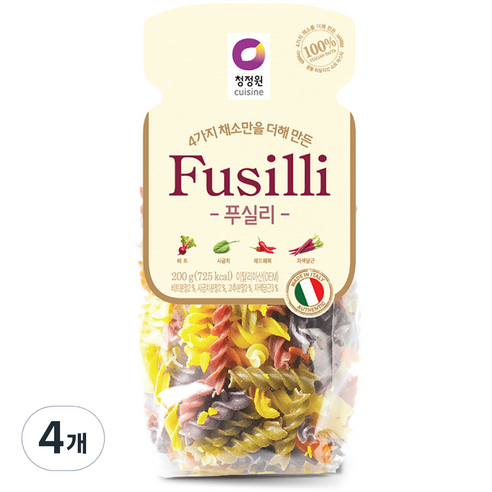 청정원 푸실리, 200g, 4개