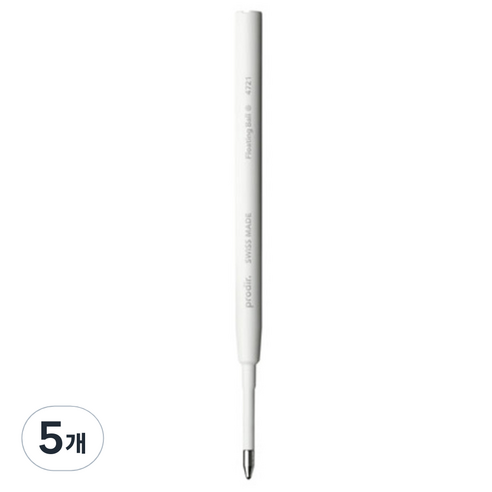 프로디아 Floating Ball 볼펜심 1.0mm, 흑색, 5개