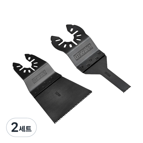디월트 PVC 석재 모재 멀티 만능컷터날 2종 세트 DWA4207 DWA4208, 2세트