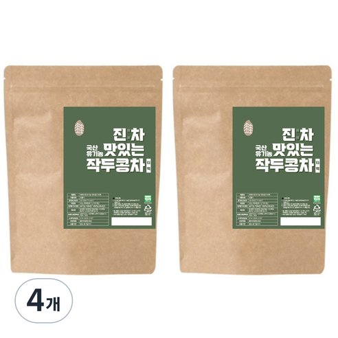 인조이굿즈 바래미댁 유기농 작두콩차 티백, 30g, 1개입, 4개