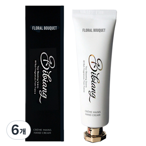 비비앙 퍼퓸 핸드크림 플로라부케, 30ml, 6개