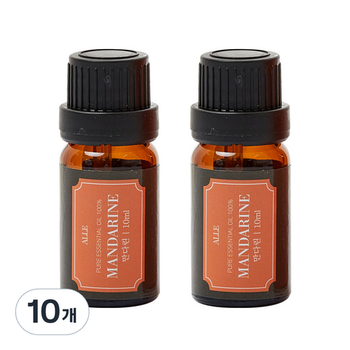 알레 비건 아로마 에센셜 오일 만다린, 10ml, 10개