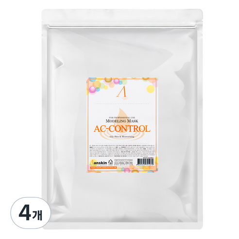 안스킨 오리지날 에이씨 컨트롤 모델링팩 1kg, 1개입, 4개