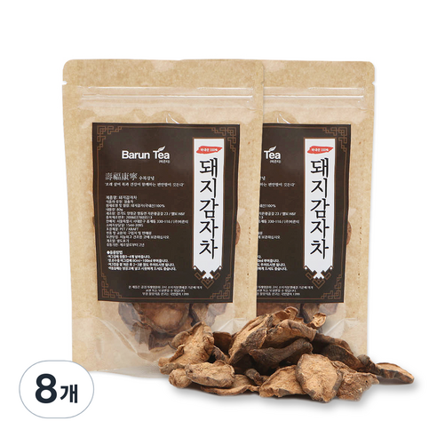 바른티 국내산 돼지감자차, 80g, 8개