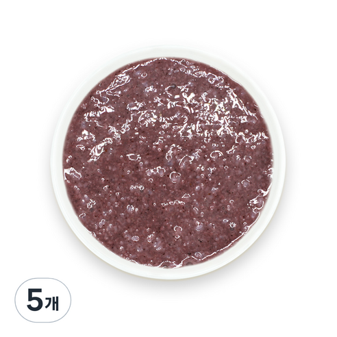 짱죽 유아용 실온 이유식 중기 죽 1, 블루베리배죽, 160g, 5개