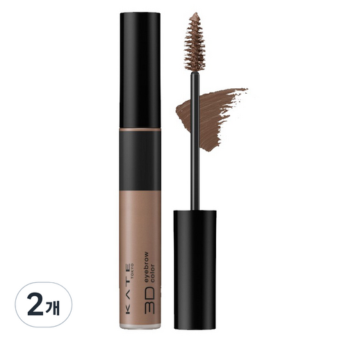 케이트 3D 아이브로우 컬러 Z 6.3g, BR-7 다크크레이지, 2개