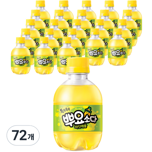 뿌요 소다 파인애플, 72개, 245ml