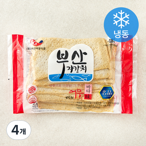 마차 어묵 (냉동), 750g, 4개
