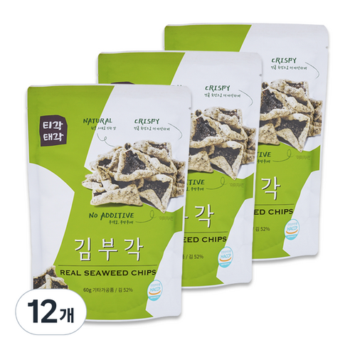 티각태각 김부각, 60g, 12개