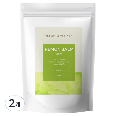 유리아 레몬밤 삼각티백, 2개, 30개입, 1.2g