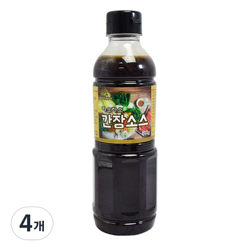 하우하우 간장소스, 500g, 4개