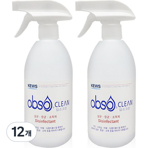 압소크린 살균 소독제, 12개, 500ml
