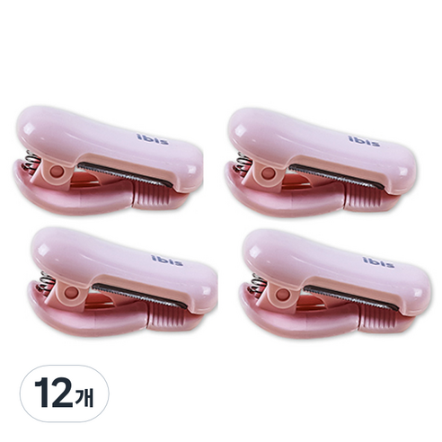 아이비스코리아 마스킹 테이프 커터 소 10~15mm용, 핑크, 12개
