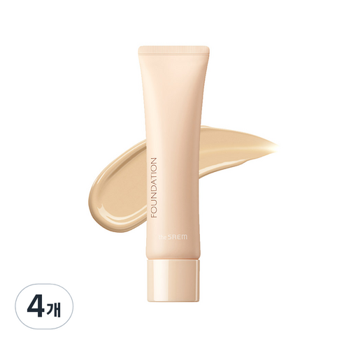 더샘 샘물 에어리 코튼 파운데이션 30ml, 2 내추럴 베이지, 4개