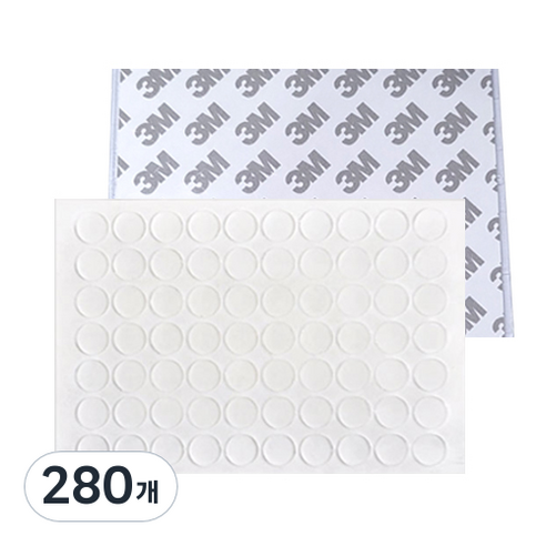 쓰리엠 범폰, 280개, 투명