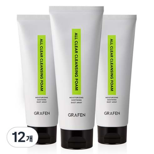 그라펜 올클리어 클렌징 폼, 150ml, 12개