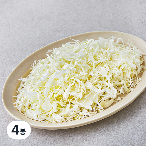 눈꽃 양배추채, 500g, 4봉