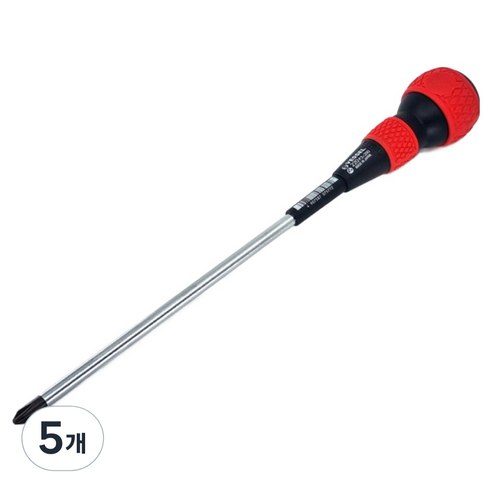 베셀 볼그립 전공 십자 드라이버 220 200mm, 5개