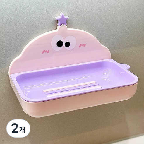 아우라팸 공룡 바누받침, 보라, 2개