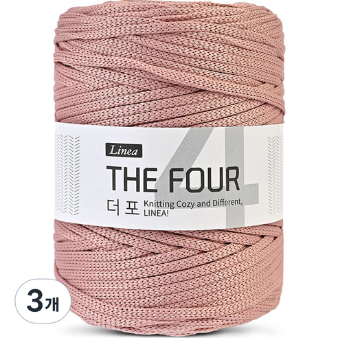 리네아 니뜨 더포 뜨개실 150g, 11인디핑크, 3개