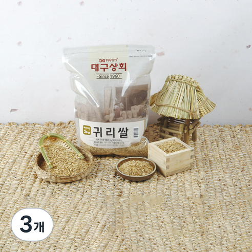 대구상회 귀리쌀, 3개, 2kg
