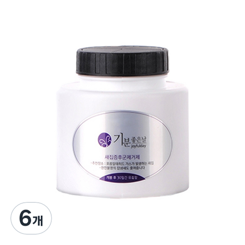 기분좋은날 방향제 자동 분사기 냄새 제거 카트리지 리필 푸른숲속 대, 240g, 6개