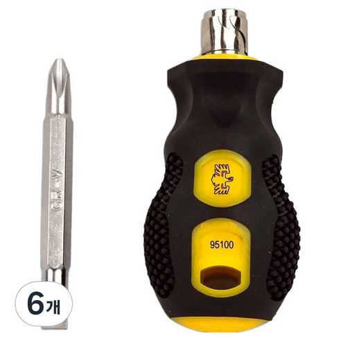 BESTIR 주먹양용드라이버 BST-95100 6 x 38, 6개