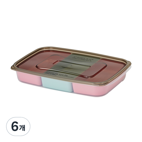 씨밀렉스 킵칸칸 밀폐용기 2.7L MDJ9313, 6개