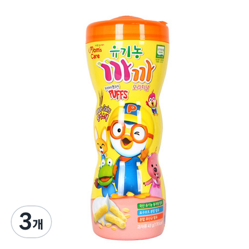 맘스케어 유기농 까까, 오리지날, 43g, 3개