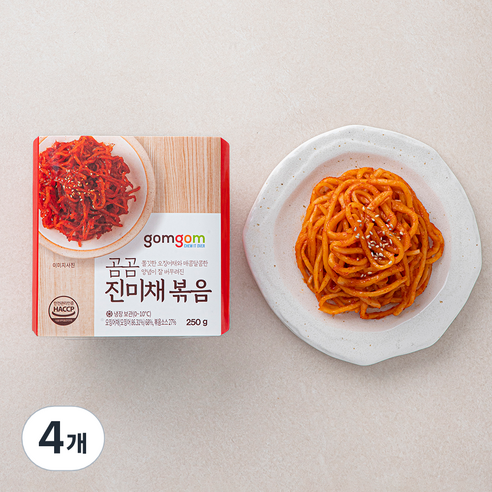 곰곰 진미채 볶음, 250g, 4개