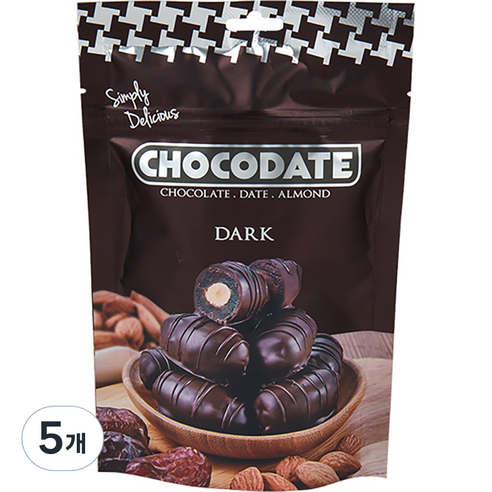 노션 초코데이트 다크, 90g, 5개