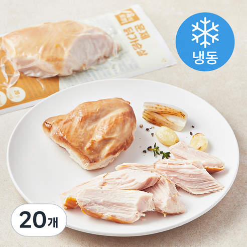 육식토끼 훈제 닭가슴살 (냉동), 100g, 20개, 1개입