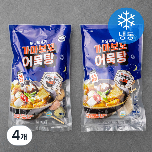 푸딩팩토리 가마보꼬 어묵탕 (냉동), 340g, 4개