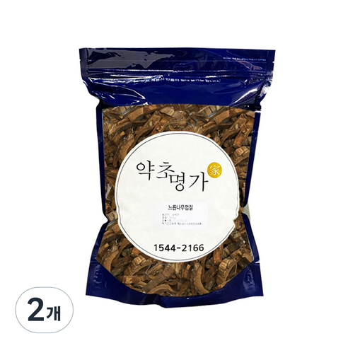 약초명가 국내산 느릅나무껍질, 2개, 300g