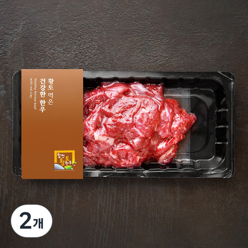 합천황토한우 1+등급 양지세절 국거리용 (냉장), 300g, 2개