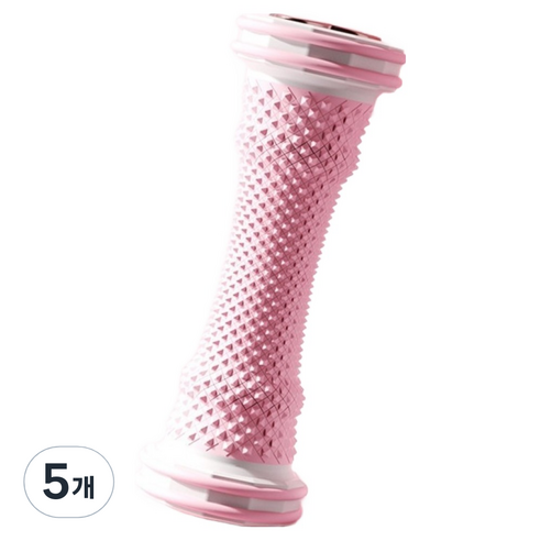 발바닥 아치 롤러 지압기, 핑크, 5개