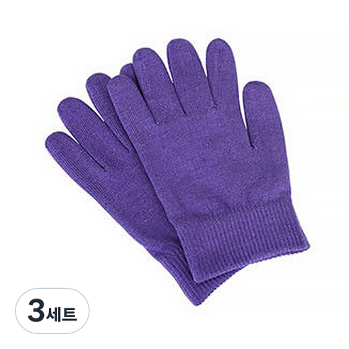 몬스터 모이스춰 모모 보습장갑 퍼플, 3세트