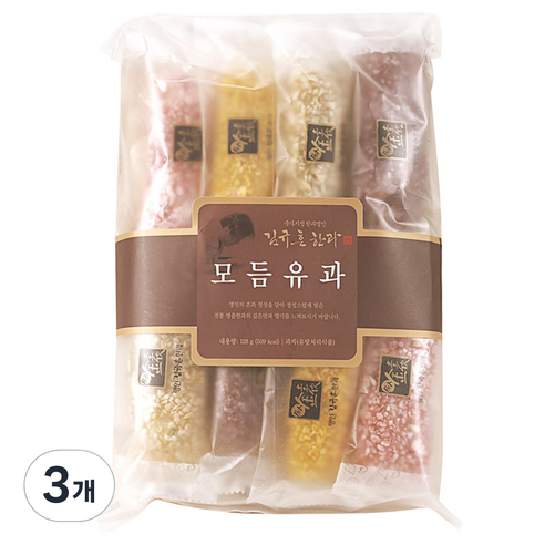 김규흔한과 모듬유과 4종, 128g, 3개