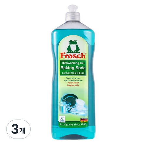 프로쉬 베이킹소다 주방세제, 1000ml, 3개